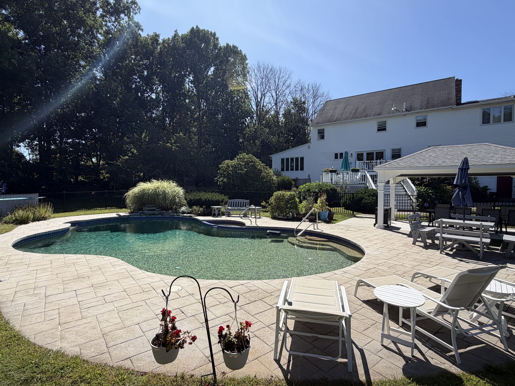 Backyard pool